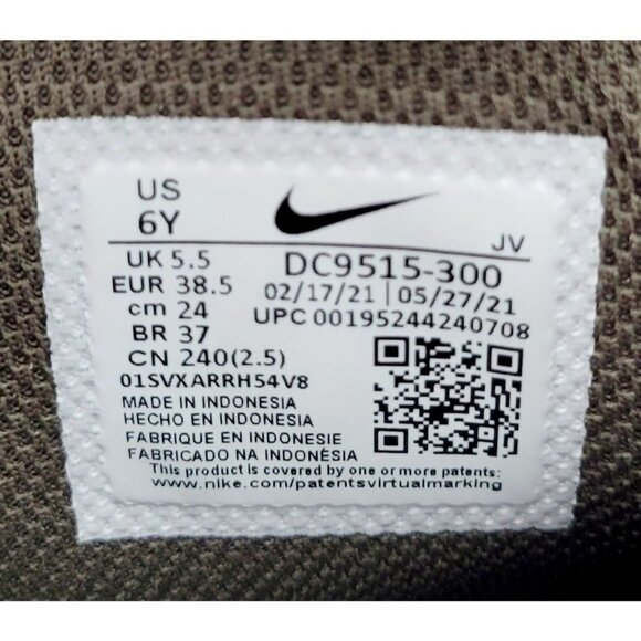 Nike Air Max Goaterra 2.0 Green Big Kid's Lace Up Boots Size 6Y - Picture 10 of 11